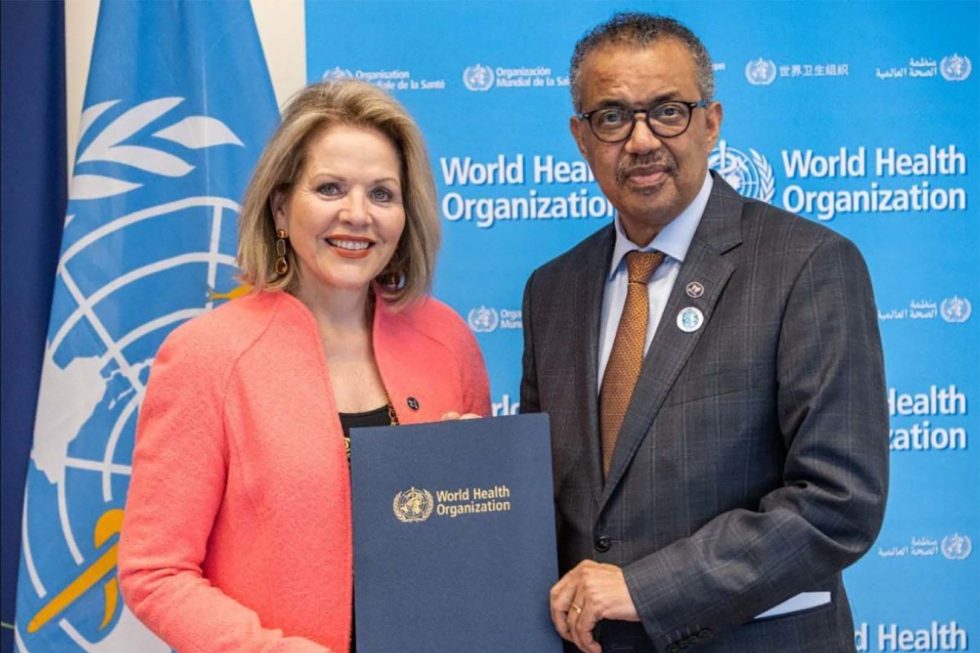World Health Organization appoints Renée Fleming Goodwill Ambassador for Arts and Health