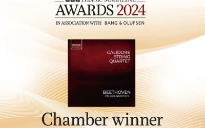 Calidore String Quartet Wins BBC Music Magazine’s 2024 Chamber Award for Beethoven: The Late Quartets